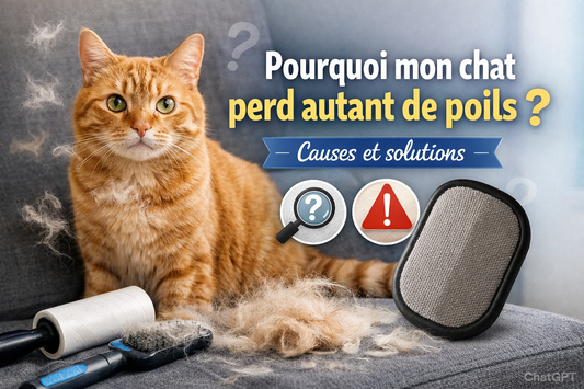 Pourquoi mon chat perd autant de poils ? Causes et solutions